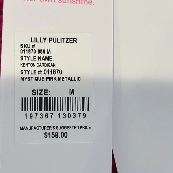 Lilly Pulitzer Kenton Cardigan. Ladies M - Picture 6 of 16